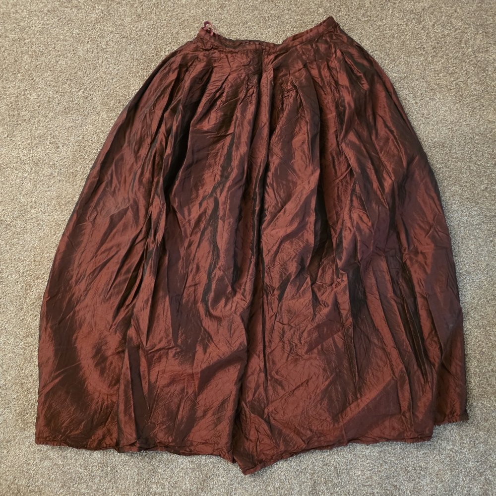 Jones New York Deep Red A-Line Skirt - Picture 3 of 3